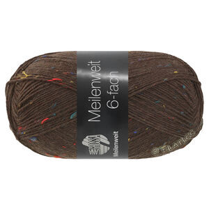Lana Grossa MEILENWEIT 6-FACH 150g | 9865-gray brown
