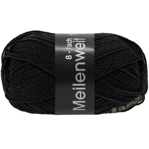 Lana Grossa MEILENWEIT 8-FACH 150g | 9558-black