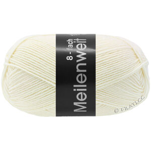 Lana Grossa MEILENWEIT 8-FACH 150g | 9560-raw white