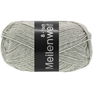 Lana Grossa MEILENWEIT 8-FACH 150g | 9564-light gray mottled
