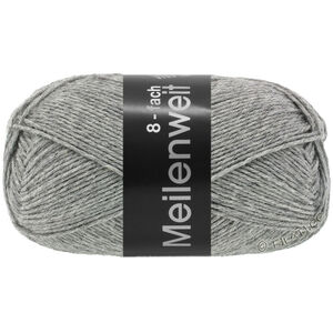 Lana Grossa MEILENWEIT 8-FACH 150g | 9615-gray mottled