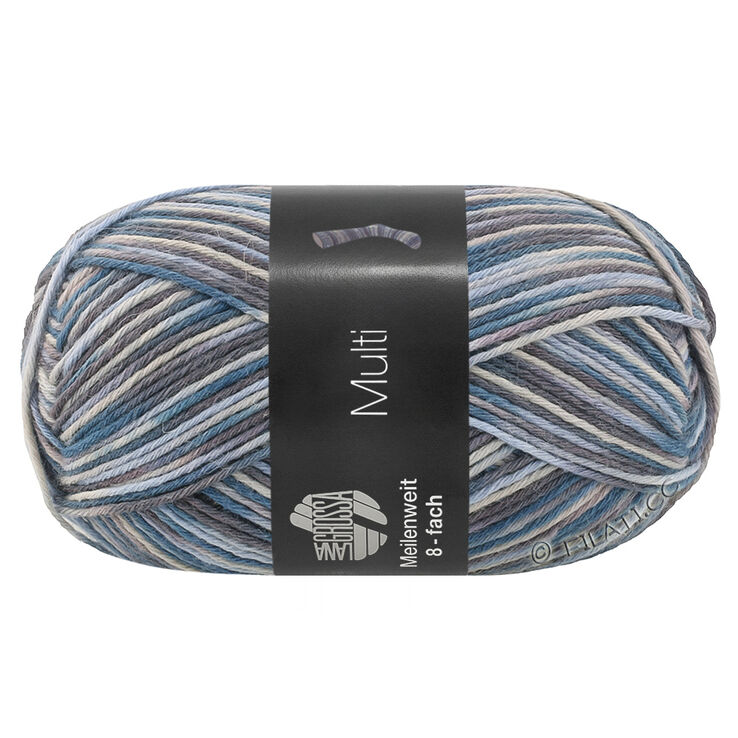 Lana Grossa MEILENWEIT 8-FACH 150g Multi | 9980-