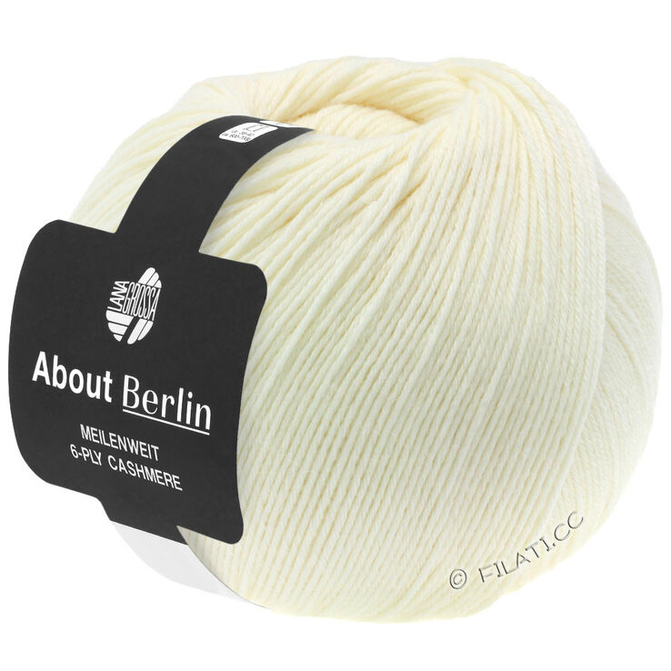Lana Grossa MEILENWEIT 6-PLY CASHMERE (ABOUT BERLIN) | 001-raw white
