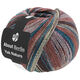 Lana Grossa MEILENWEIT 100g Yak Nature (ABOUT BERLIN) | 677-light gray/rust/petrol/fuchsia/mauve/black blue/gray green mottled