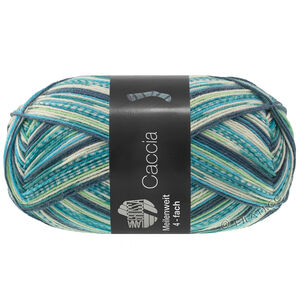 Lana Grossa MEILENWEIT 100g Caccia | 5303-steel blue/blue turquoise/jade/petrol/white green