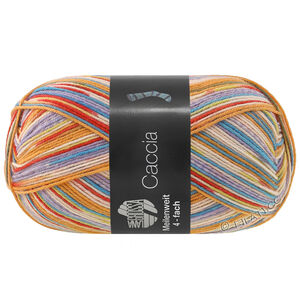 Lana Grossa MEILENWEIT 100g Caccia | 5304-ochre yellow/turquoise blue/light beige/sweet lime/rust red/purple/rose