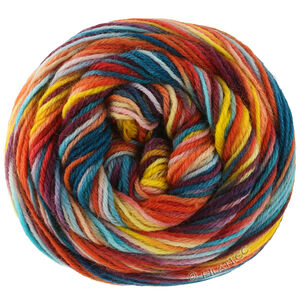 Lana Grossa MEILENWEIT 100g Cascata | 5208-antique pink/blackberry/turquoise/light turquoise/citrus yellow/dark green/petrol/night blue/yellow/rust