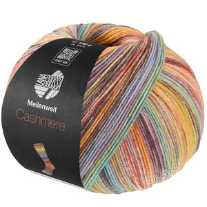 Lana Grossa MEILENWEIT 100g Cashmere Inverno | 121-lilac/light blue/yellow/orange/sweet lime/antique pink/red/camel/taupe/turquoise