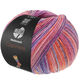 Lana Grossa MEILENWEIT 100g Cashmere Inverno | 122-fuchsia/lilac/orange/light blue/blue/plum/heather/salmon