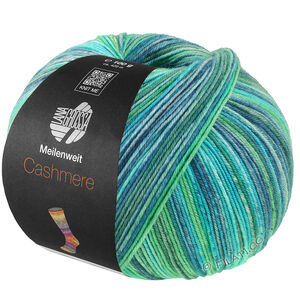 Lana Grossa MEILENWEIT 100g Cashmere Inverno | 123-jade/turquoise/petrol blue/petrol green/jeans/gray blue/gray green