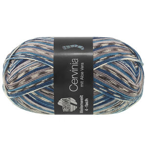 Lana Grossa MEILENWEIT 100g Cervinia | 1702-gray/petrol/anthracite/gray blue/dark blue/ecru/mouse gray