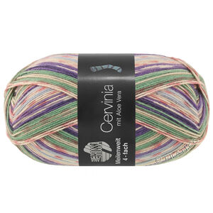 Lana Grossa MEILENWEIT 100g Cervinia | 1703-jade/gray beige/gray/blue violet/night blue/ecru/purple/antique pink/light blue