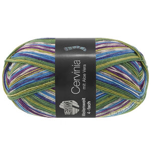 Lana Grossa MEILENWEIT 100g Cervinia | 1705-dark green/moss green/olive green/blue/night blue/ecru/sky blue/gray/dark violet