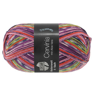 Lana Grossa MEILENWEIT 100g Cervinia | 1708-pink/clay red/gray blue/subtle gray/red violet/lilac/green/dark blue