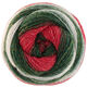 Lana Grossa GOMITOLO (Christmas Edition Lurex) | 116-luminous red/dark red/dark green/ecru/white green/White red
