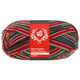 Lana Grossa MEILENWEIT 100g Merino Christmas Lurex | 6811-white/dark green/dark brown/orange/dark red/light green