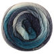 Lana Grossa MEILENWEIT 100g Merino Color Mix Sparks | 7620-dark blue/gray petrol/mint/gray blue/steel blue