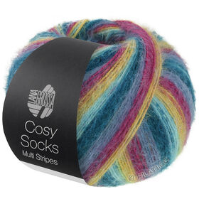 MEILENWEIT 100g Cosy Socks Multi Stripes from Lana Grossa