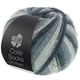 Lana Grossa MEILENWEIT 100g Cosy Socks Soft Stripes | 104-anthracite/dark gray/mouse gray/light gray