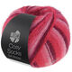 Lana Grossa MEILENWEIT 100g Cosy Socks Soft Stripes | 105-bordeaux/rose/raspberry/pink
