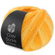Lana Grossa MEILENWEIT 100g Cosy Socks Soft Stripes | 111-yellow/yolk yellow/saffron yellow