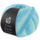 Lana Grossa MEILENWEIT 100g Cosy Socks Soft Stripes | 115-mint/light turquoise/turquoise