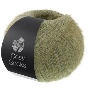 Lana Grossa MEILENWEIT 100g Cosy Socks | 12-gray green