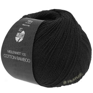Lana Grossa MEILENWEIT 100g Cotton Bamboo | 16-black