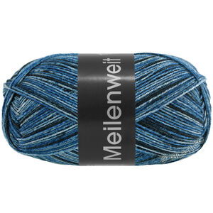 Lana Grossa MEILENWEIT 100g Blue Denim Mix | 4612-gray blue/jeans/dark gray/anthracite