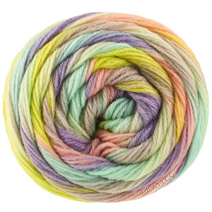 Lana Grossa MEILENWEIT 100g Fontana | 5455-mint turquoise/purple/rose/gray/sweet lime/light olive/subtle green