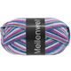 Lana Grossa MEILENWEIT 100g Intenso | 5527-cornflower/dark blue/azure blue/pale rose/lilac/purple/red violet/fuchsia/orchid/mint