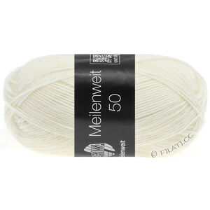 Lana Grossa MEILENWEIT 50g | 1101-white