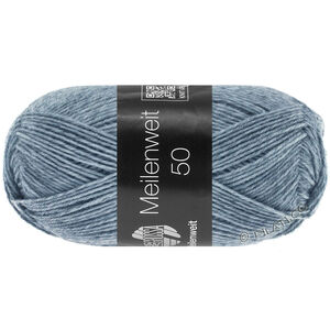 Lana Grossa MEILENWEIT 50g | 1302-jeans/gray mottled