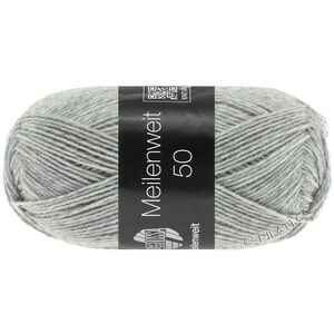 Lana Grossa MEILENWEIT 50g | 1346-light gray mottled