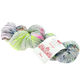 Lana Grossa MEILENWEIT 100g Merino Hand-dyed | 302-light gray/yellow green/pink/dark petrol/black green