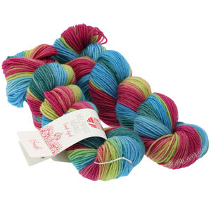 Lana Grossa MEILENWEIT 2 strands à 50g Merino Hand-dyed | 213-Budh