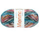Lana Grossa MEILENWEIT 100g Merino Extrafine Meran | 2581-light gray/anthracite/orange/rose/turquoise/bottle green/raspberry