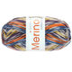 Lana Grossa MEILENWEIT 100g Merino Extrafine Meran | 2585-white/anthracite/golden yellow/peach/petrol/orange/dark brown