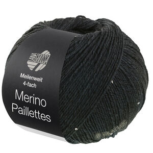 Lana Grossa MEILENWEIT 100g Merino Paillettes | 2305-anthracite