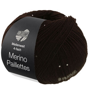 Lana Grossa MEILENWEIT 100g Merino Paillettes | 2309-black brown