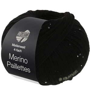 Lana Grossa MEILENWEIT 100g Merino Paillettes | 2310-black