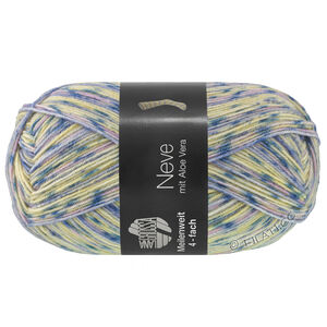 Lana Grossa MEILENWEIT 100g Neve | 4438-vanilla/jeans/cobalt blue/lilac/gray blue