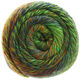 Lana Grossa MEILENWEIT 150g Rainbow | 110-green/dark green/red orange/dark brown