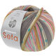 Lana Grossa MEILENWEIT 100g Seta Giappone | 3388-gray/ecru/turquoise/pistachio/pastel blue/taupe/carnation pink