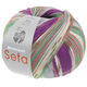 Lana Grossa MEILENWEIT 100g Seta Giappone | 3389-blue violet/white/olive/light blue/jade/antique pink/light gray
