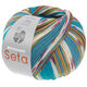 Lana Grossa MEILENWEIT 100g Seta Giappone | 3390-blackberry/green/turquoise blue/red violet/white/ochre/light green