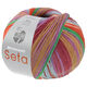 Lana Grossa MEILENWEIT 100g Seta Hokkaido | 3584-light blue/brown/ecru/rust/green/purple/clay brown/burgundy