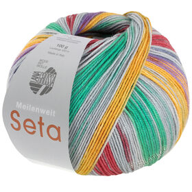 MEILENWEIT 100g Seta Lampone from Lana Grossa