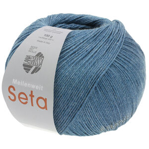 Lana Grossa MEILENWEIT 100g Seta | 08-petrol blue