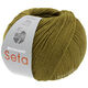 Lana Grossa MEILENWEIT 100g Seta | 50-olive green